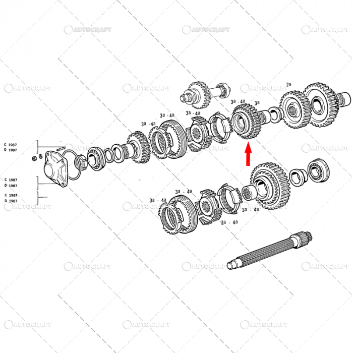 PINION CUTIE VITEZE FIAT [2]