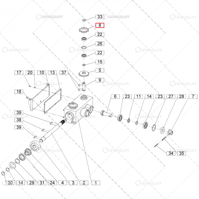 PINION GRUP CULEGATOARE PORUMB SIP FI 108x27.2 [5]