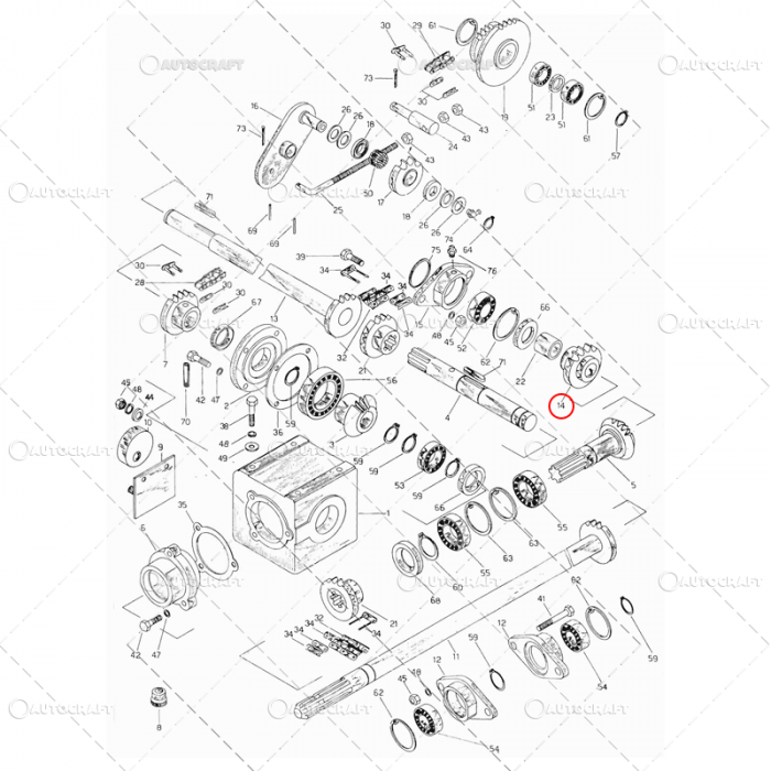 PINION GRUP CULEGATOARE PORUMB SIP FI 107x45 [2]