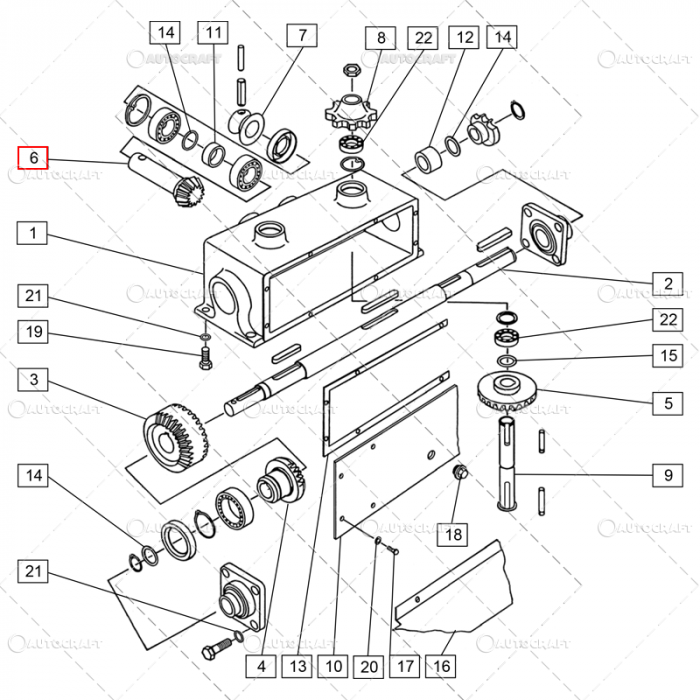 PINION GRUP CULEGATOARE PORUMB SIP Z14, FI60x123 [2]