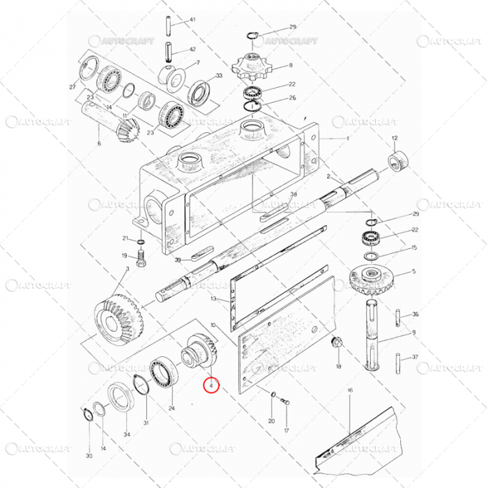 PINION GRUP CULEGATOARE PORUMB SIP FI 78x52.4 [2]