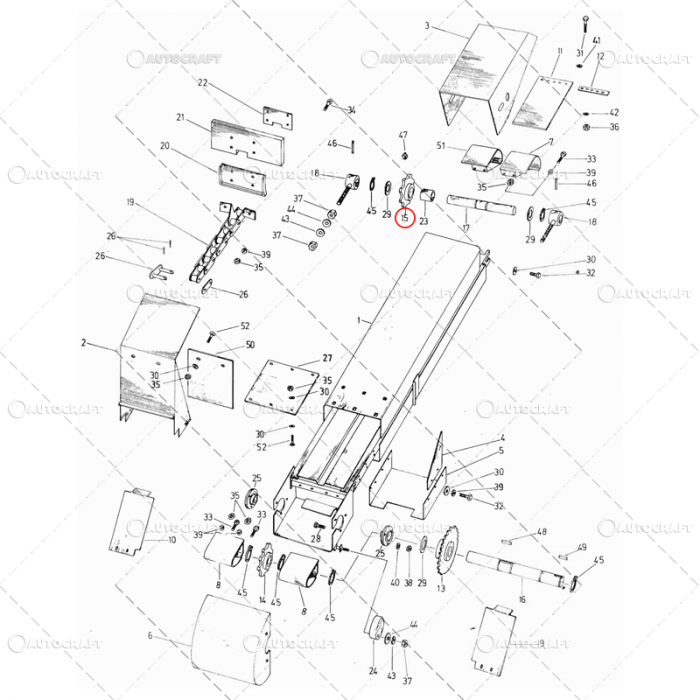 PINION + BUCSA LANT AX ELEVATOR CULEGATOARE PORUMB SIP FI118X40 [2]