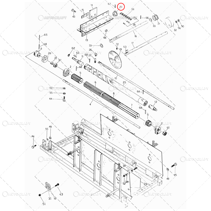 PINION LANT VALTURI Z16 CULEGATOARE PORUMB SIP [3]