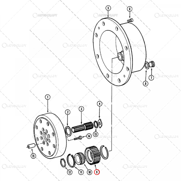 PINION SATELIT FATA CASE IH Z - 46 [2]