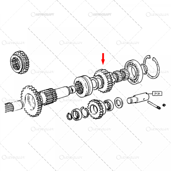 PINION TRANSMISIE FIAT Z - 27 [2]