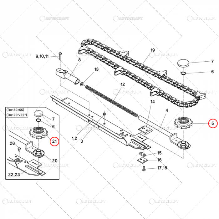 PINION Z=13 LANT HEDER PORUMB GERINGHOFF [2]