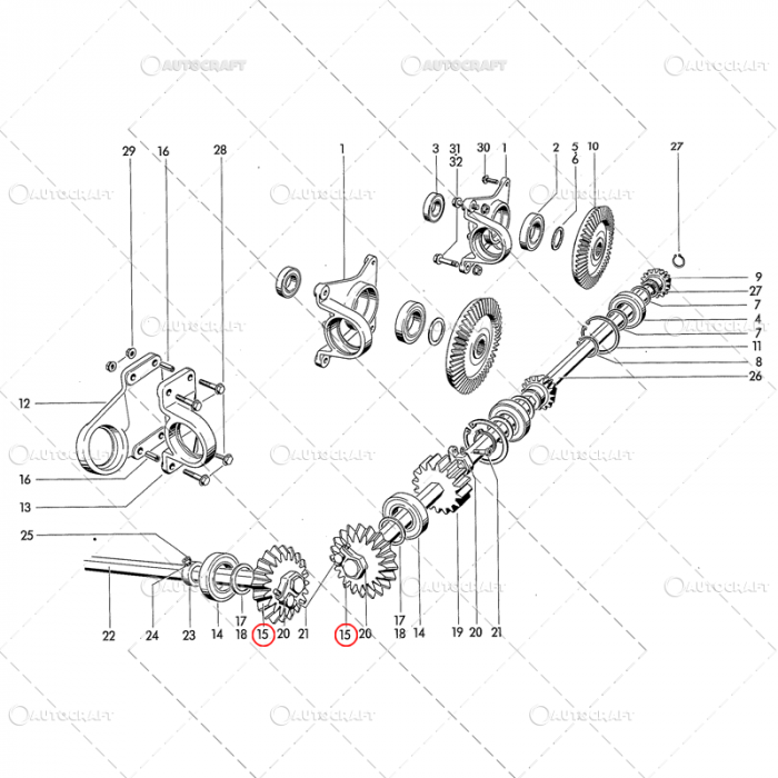 PINION Z=20 ALIMENTARE PRESA BALOTI WELGER [2]