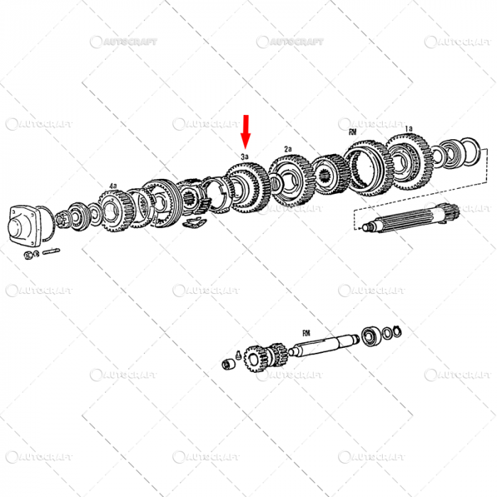 PINION Z=36 CUTIE VITEZA 3 TRACTOR FIAT, CASE IH, NEW HOLLAND, FORD [3]