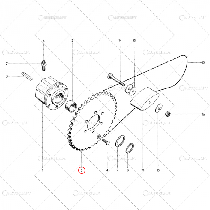 PINION Z=49 PICK-UP PRESA BALOTI WELGER [2]
