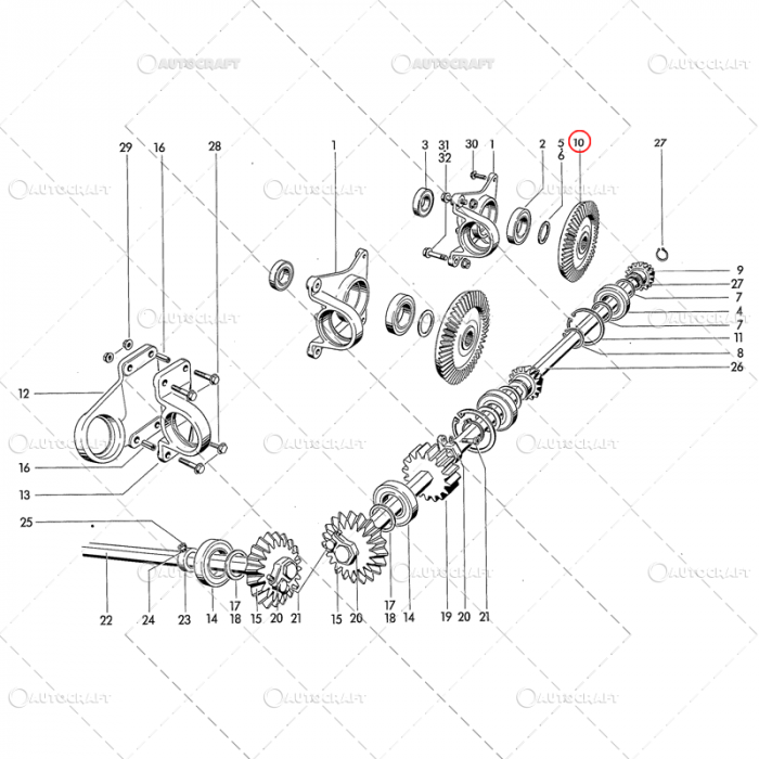 PINION Z=50 ALIMENTARE PRESA BALOTI WELGER [2]