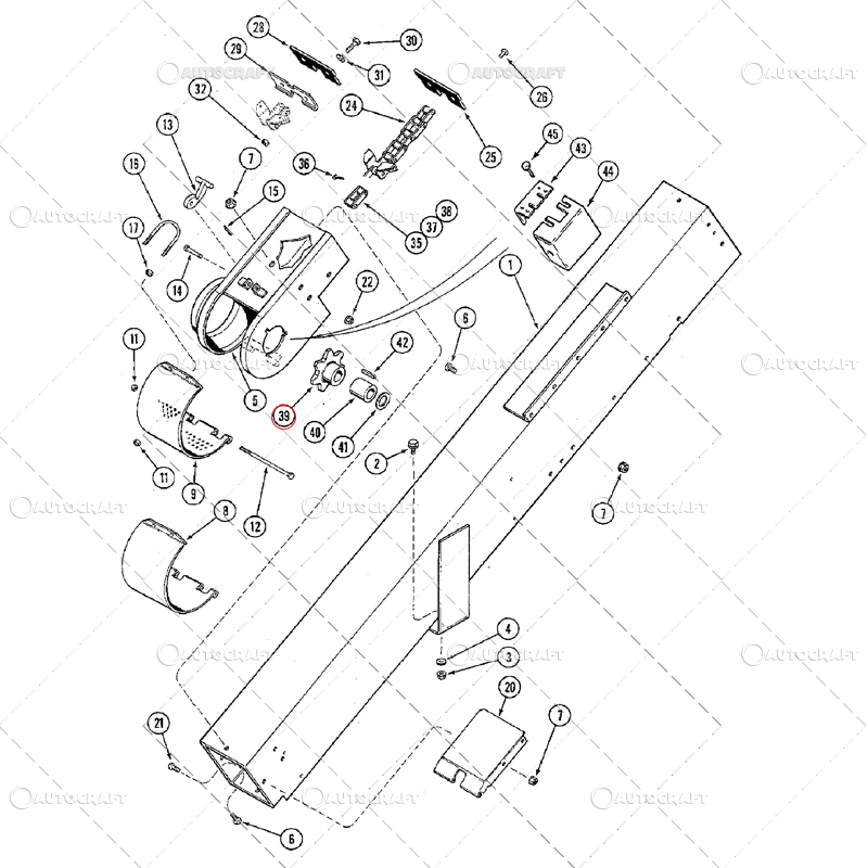 PINION Z=7 LANT ELEVATOR COMBINA CASE IH [2]
