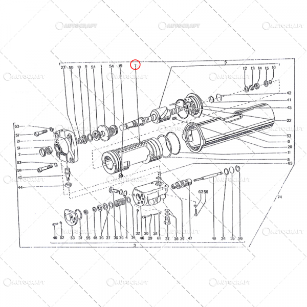 PISTON SERVOMTOR UTB TRACTOR U650 31.33.202 [2]