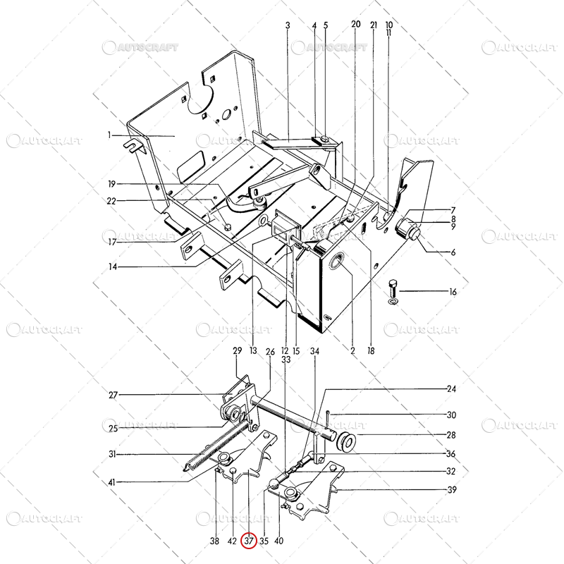 PLACA INODATOR PRESA BALOTI WELGER AP41, AP45, AP51 [2]
