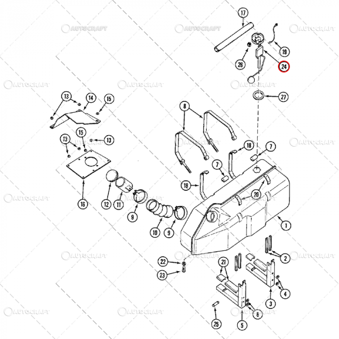 PLUTITOR SONDA INDICATOR COMBUSTIBIL REZERVOR CASE IH [2]