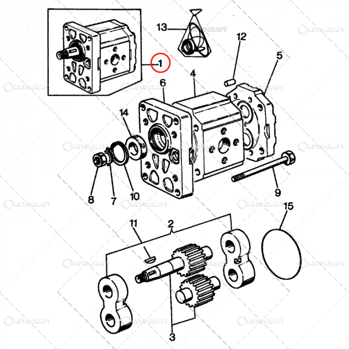 POMPA HIDRAULICA LANDINI, MASSEY FERGUSON [3]