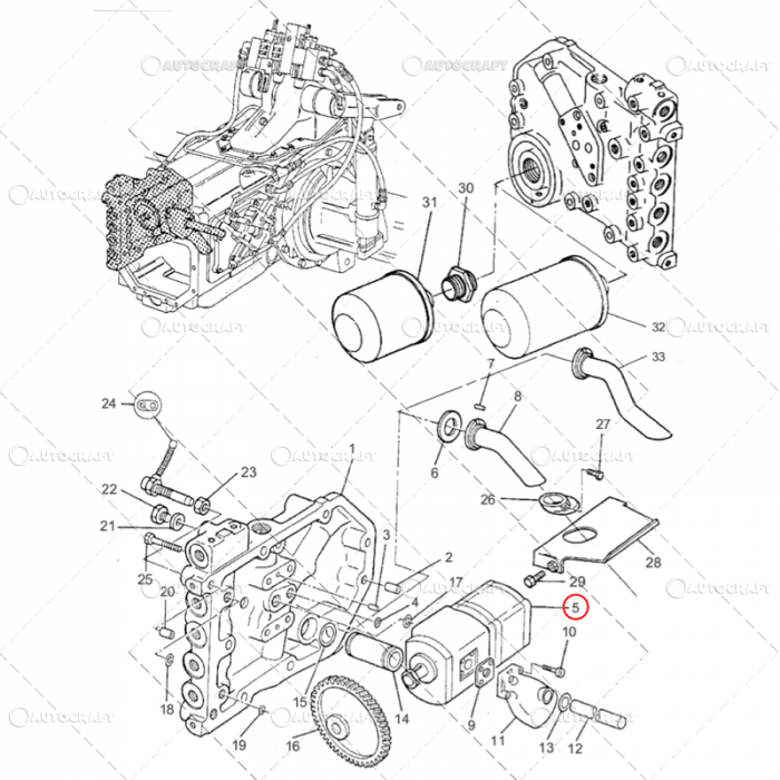 POMPA HIDRAULICA MASSEY FERGUSON, RENAULT, CLAAS [3]