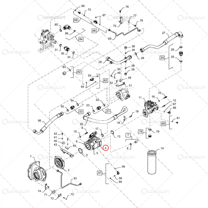 POMPA HIDRAULICA PISTON FENDT, CASE IH, NEW HOLLAND, STEYR [3]
