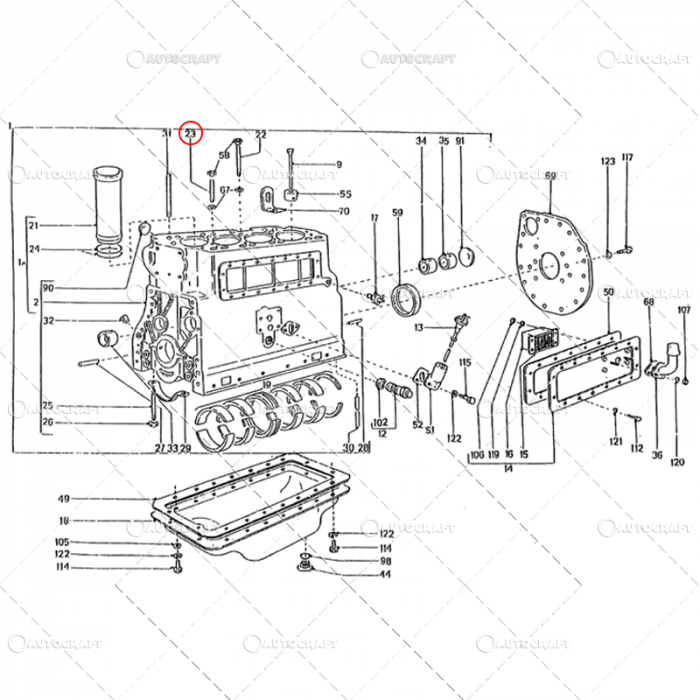 PREZON CHIULOASA SCURT CU PIULITA TRACTOR U650 103.01.135 [3]