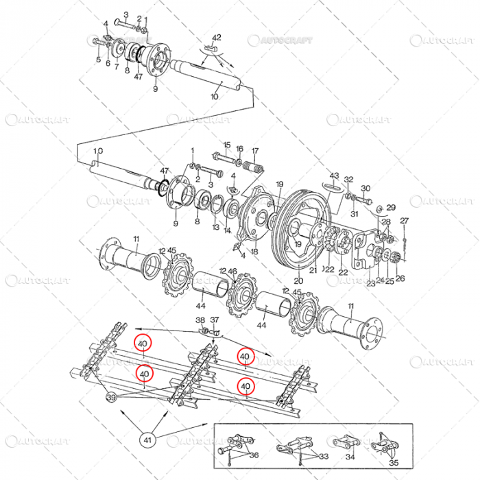RACLET ELEVATOR PAIE COMBINA NEW HOLLAND [2]