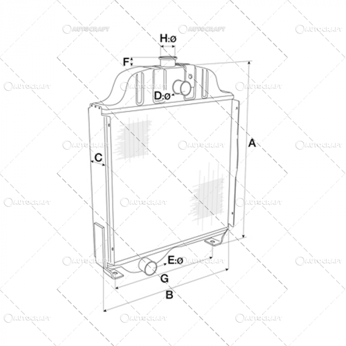 RADIATOR RACIRE APA MASSEY FERGUSON [2]
