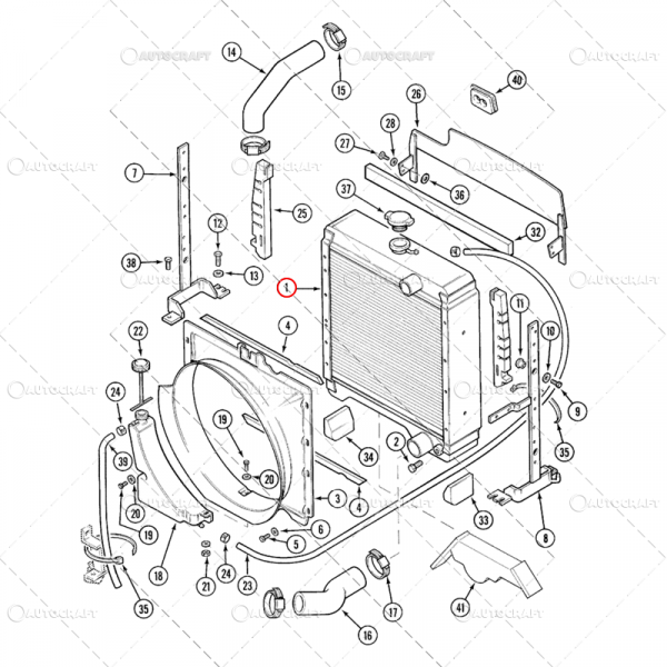 RADIATOR RACIRE APA CASE IH, MAXXUM [3]