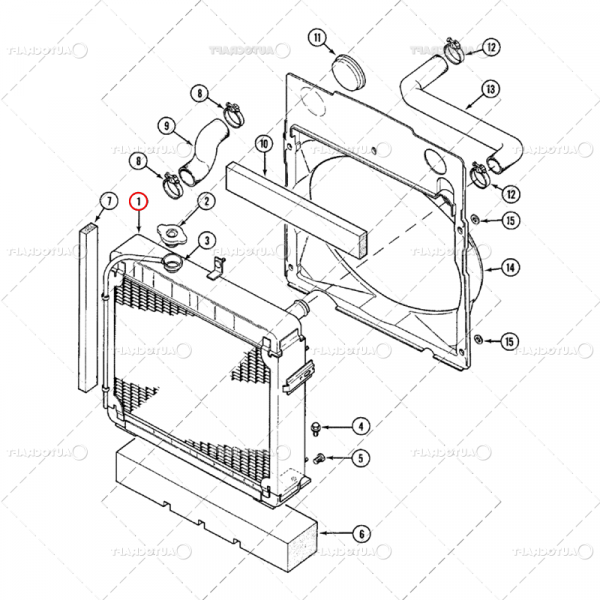 RADIATOR RACIRE APA CASE IH [3]