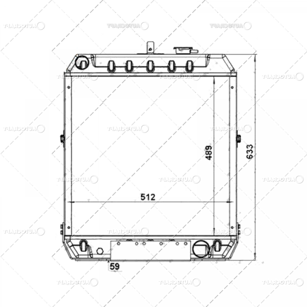 RADIATOR RACIRE APA CASE IH [2]