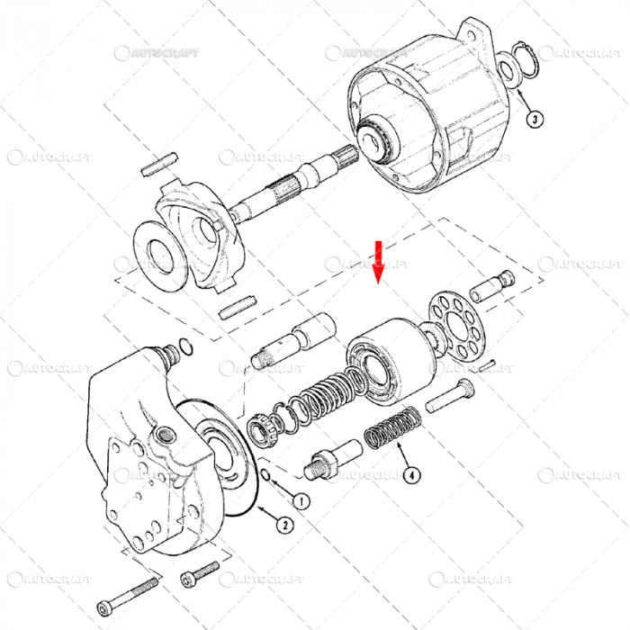 ROTOR POMPA HIDRAULICA CASE IH, MAXXUM [2]