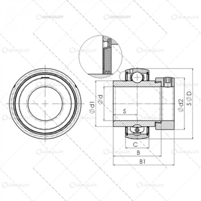 RULMENT COMBINA PRESA BALOTI NEW HOLLAND, CLAAS, JOHN DEERE [3]