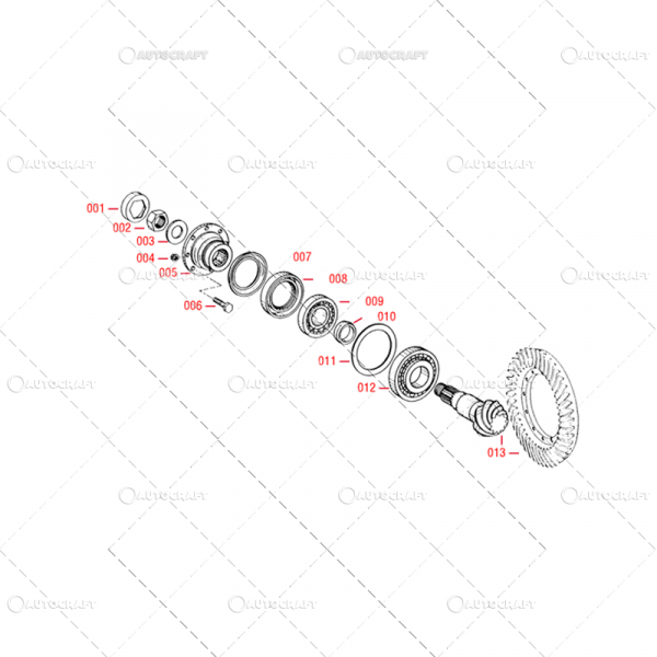 RULMENT GRUP CONIC FATA CASE IH [2]