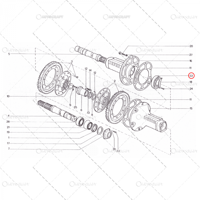 RULMENT 6317 MARE TROMPA OSIE ROATA SPATE TRACTOR U650 [3]