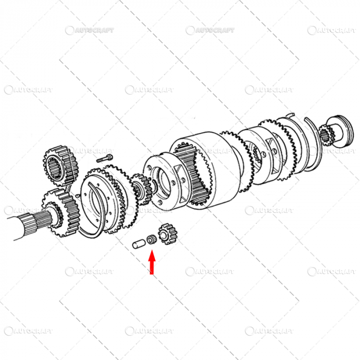 RULMENT PINION REDUCTOR CUTIE VITEZE FIAT [2]