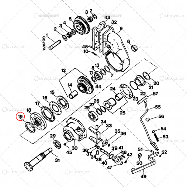 RULMENT PRESIUNE TRANSMISIE CUPLAJ PUNTE FATA CASE IH [2]