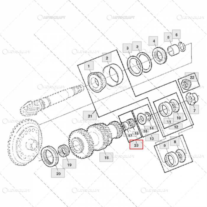 RULMENT SI BUCSA GRUP CONIC JOHN DEERE [2]