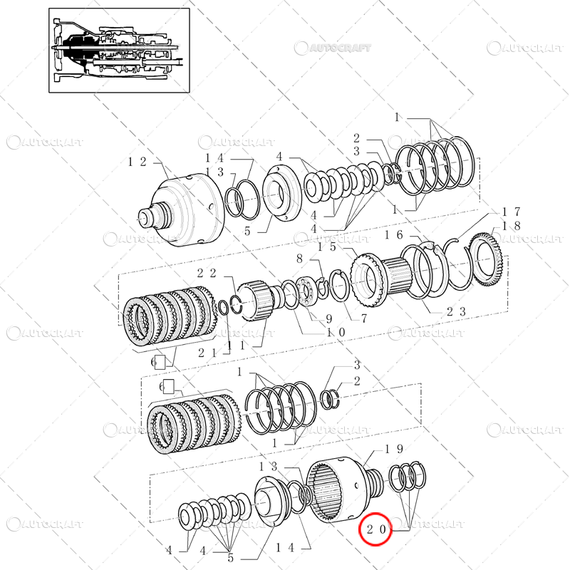 SEGMENT AX CUTIE VITEZE NEW HOLLAND, FIAT [2]