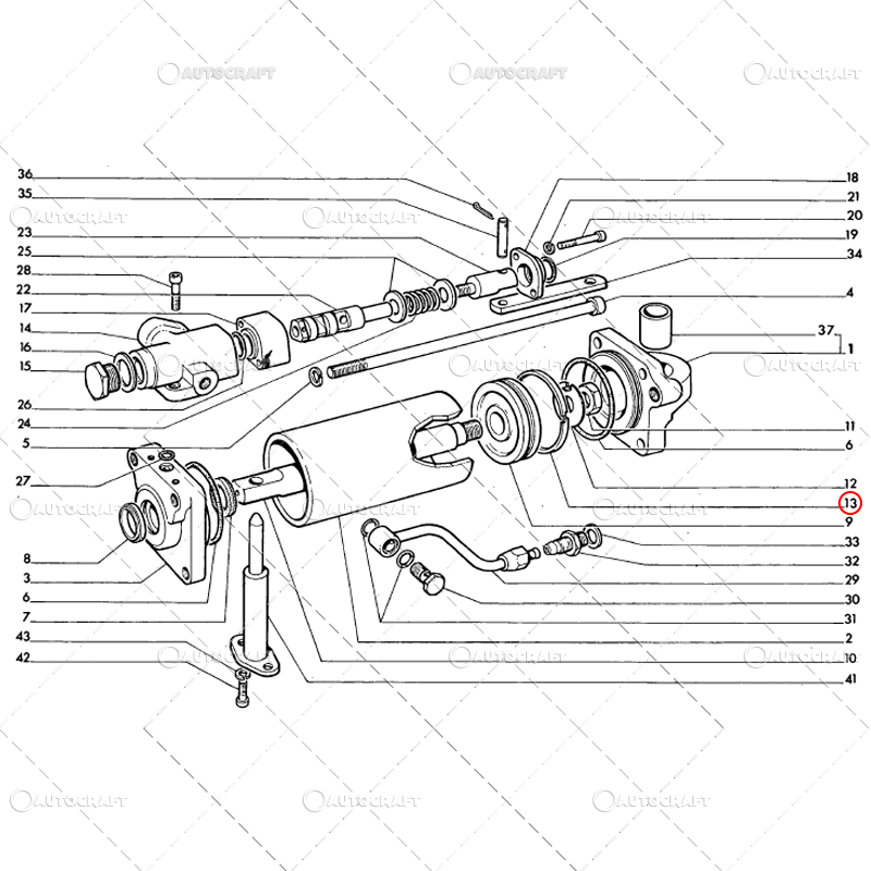 SEGMENT CILINDRU DIRECTIE FIAT 650, 750, 800 [2]