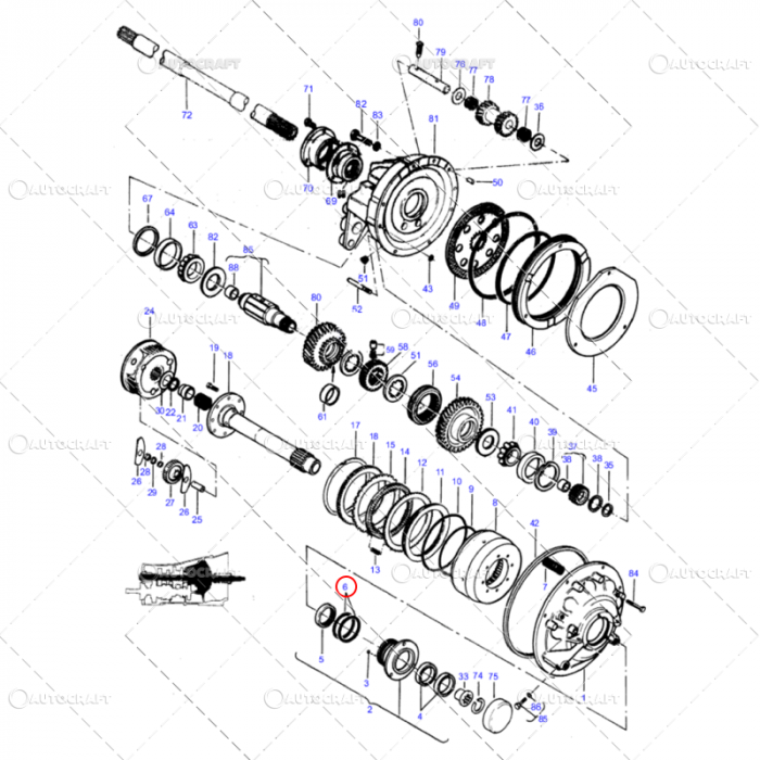 SEGMENT AX CUTIE VITEZE MASSEY FERGUSON [2]