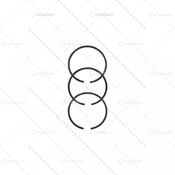 SEGMENTI PISTON CILINDRU HIDRAULIC MONOBLOC MASSEY FERGUSON 82.5x90.6x2mm [2]