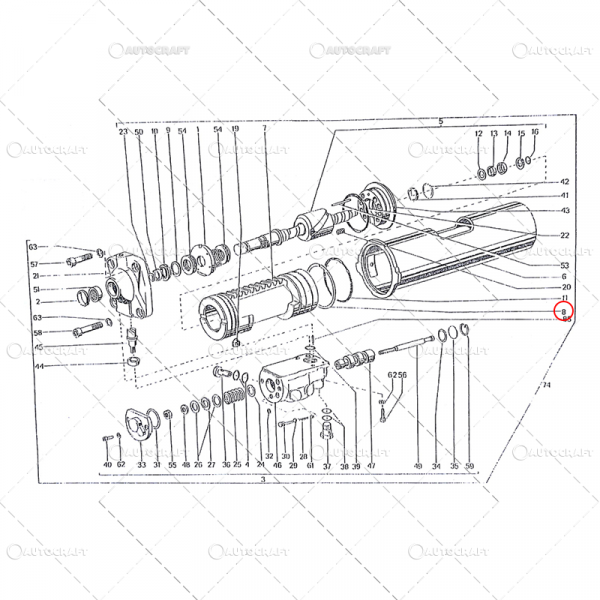 SEGMENTI SERVODIRECTIE FI90 UTB TRACTOR U650 31.33.203 [2]