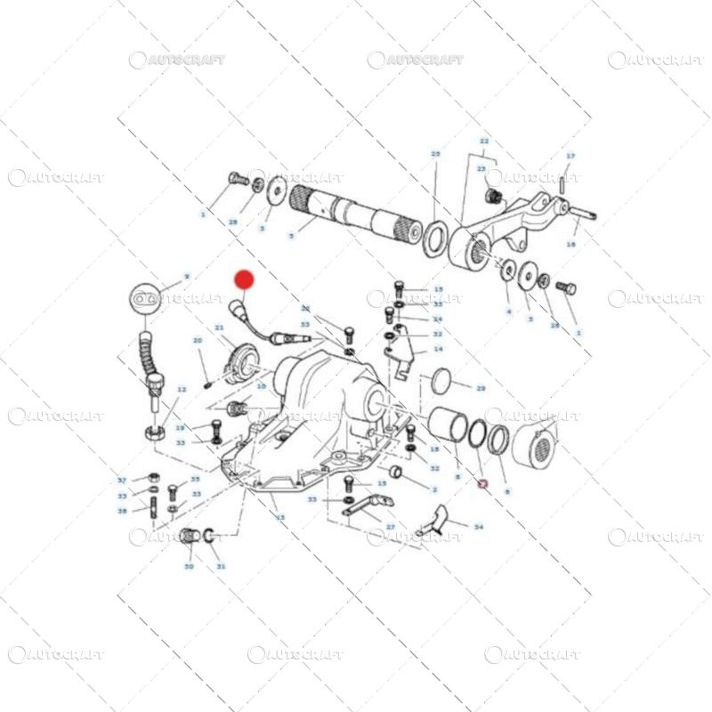 SENZOR POZITIE RIDICARE HIDRAULICA MASSEY FERGUSON, VALMET / VALTRA [2]