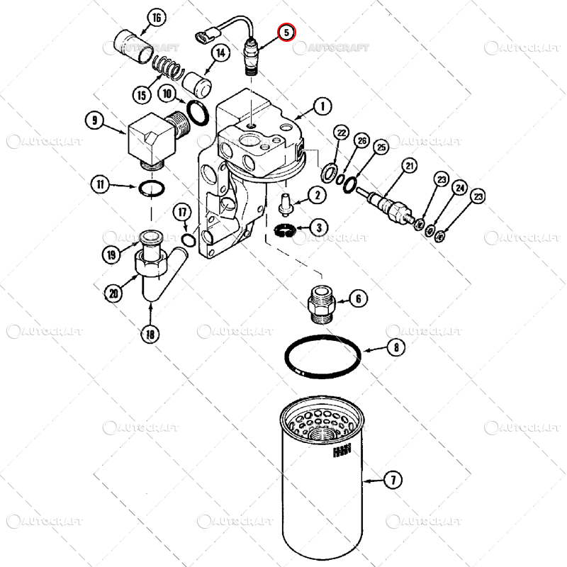 SENZOR PRESIUNE ULEI HIDRAULIC CASE IH, MAXXUM, QUANTUM, STEIGER [2]