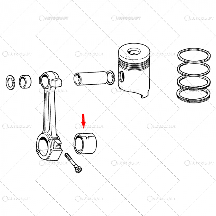 SET CUZINETI BIELA STD (X3) FIAT [2]