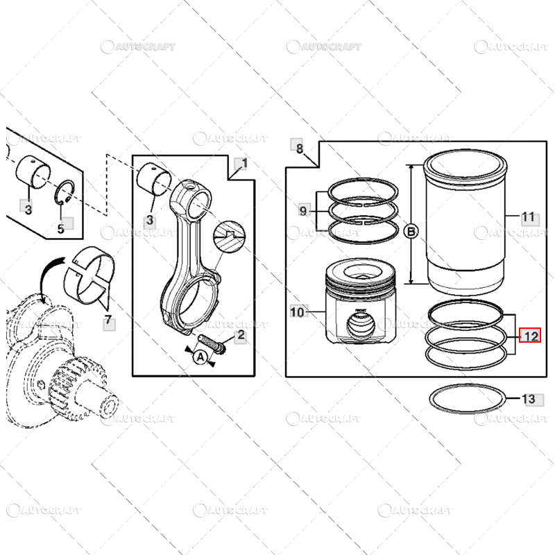 SET INELE CAMASA JOHN DEERE, CLAAS [2]