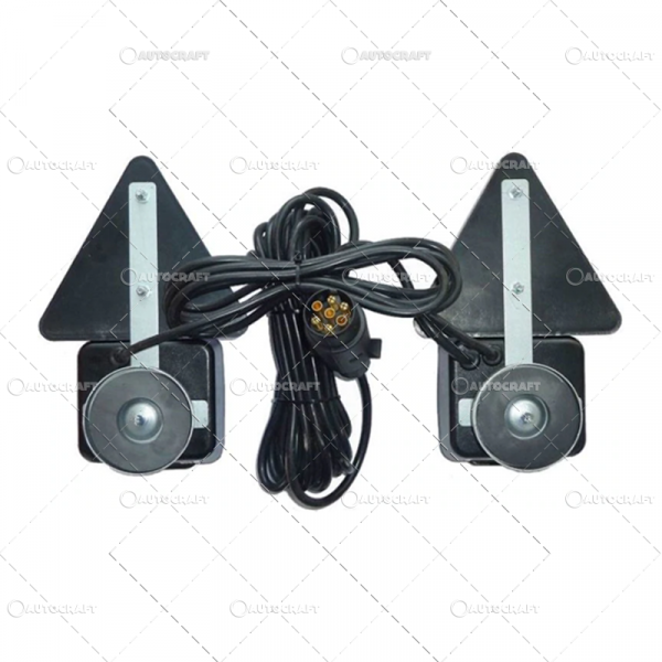 SET LAMPI SPATE COMBINATE CU TRIUNGHI PRINDERE MAGNET, CU CABLU DE 7.5 m [2]