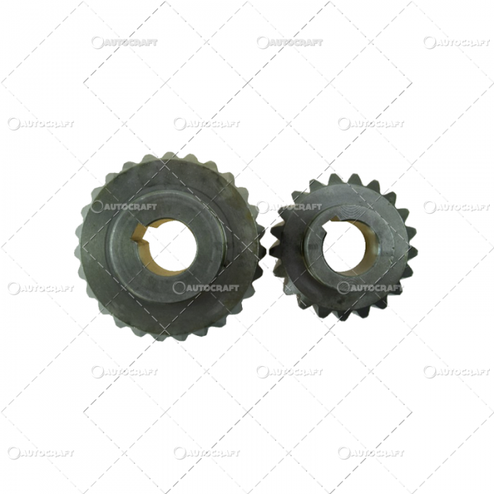 SET PINIOANE ELICOIDALE Z27/Z21 Ø25MM COASA ROTATIVA 1.65 1.35 1.85 [2]