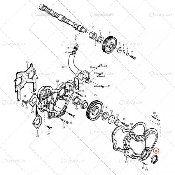 SIMERING FATA ARBORE MOTOR MASSEY FERGUSON [3]