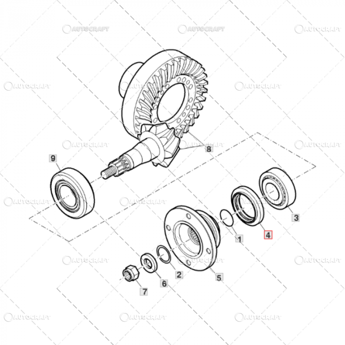 SIMERING GRUP CONIC PUNTE FATA JOHN DEERE, FENDT, MASSEY FERGUSON [3]