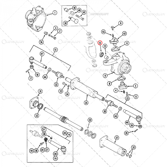 SIMERING PLANETARA FATA CASE IH MAXXUM, CS, CARRARO [3]