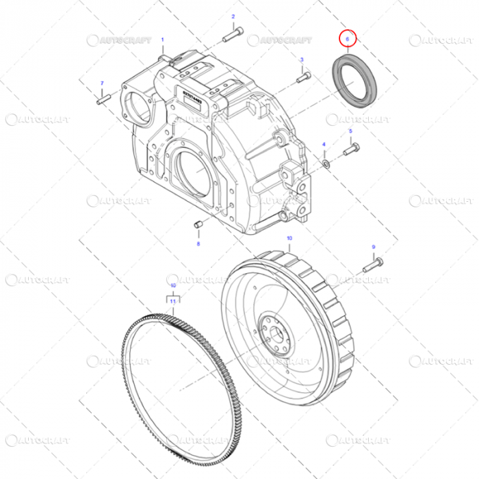 SIMERING SPATE ARBORE MOTOR MASSEY FERGUSON, FENDT, SISU [3]
