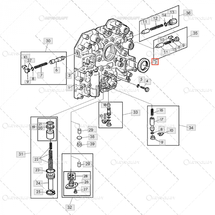 SIMERING TRANSMISIE JOHN DEERE POWERQUAD [2]